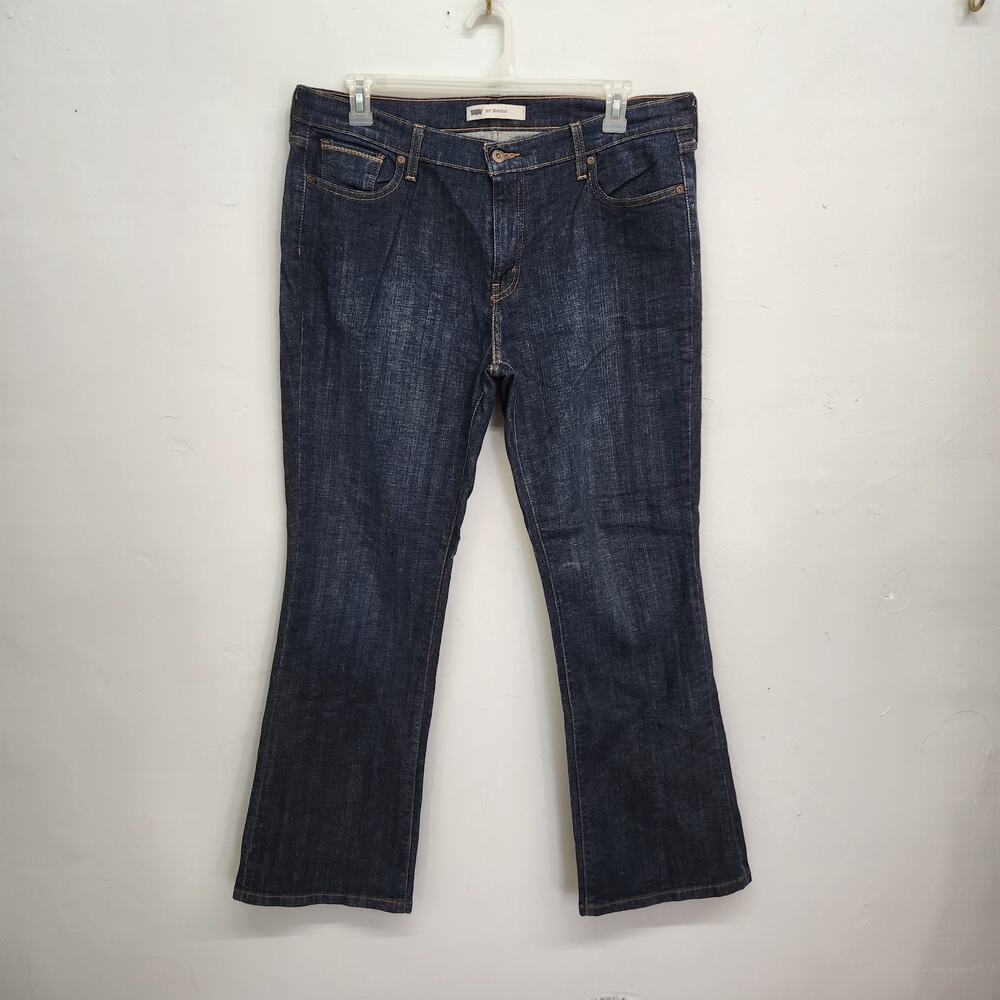 Levis 515 Boot Cut Jeans Women’s SIZE 16 Dark Wash Casual Preppy